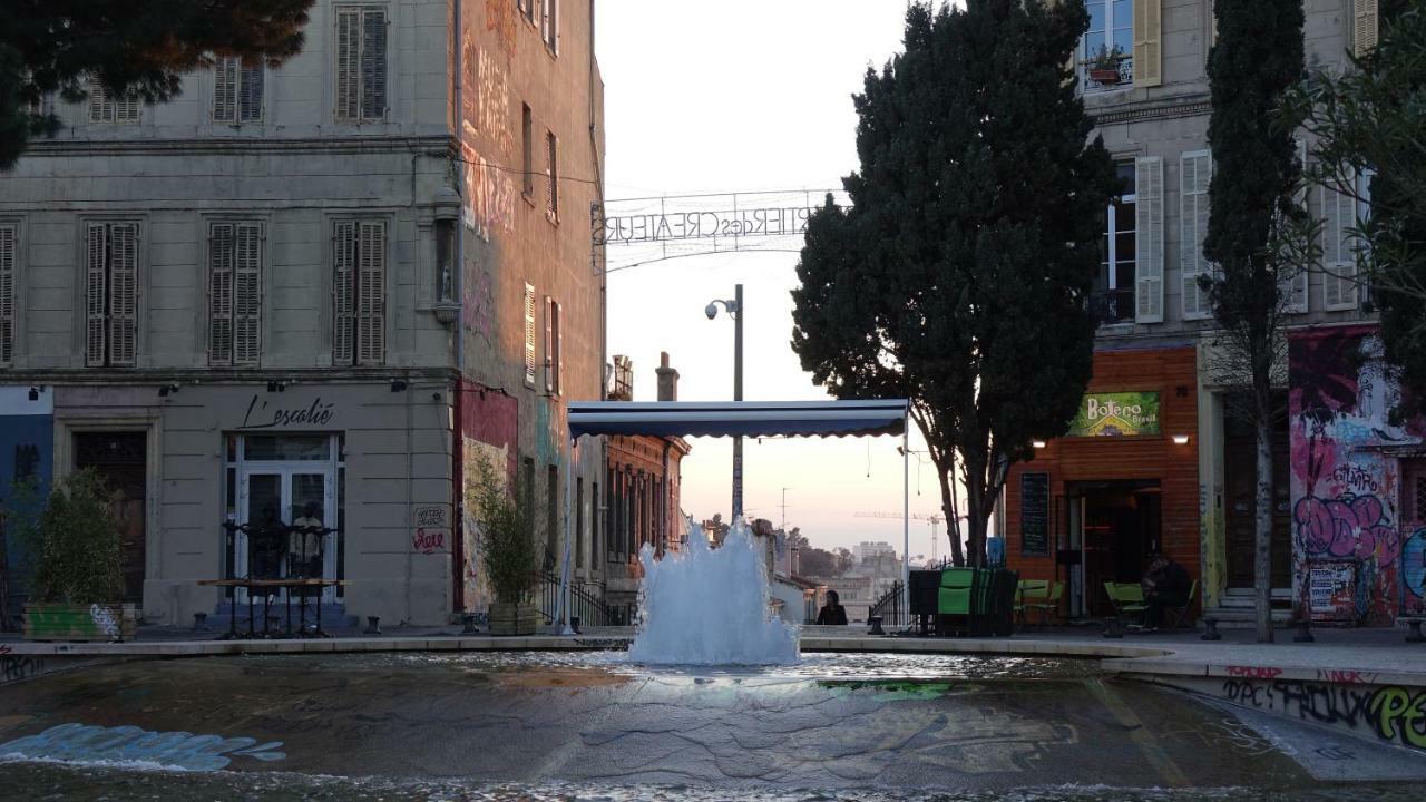 Quartier Des Createurs "La Plaine Cours Julien" Chambre Privee Dans Appartement Menage Frequent Des Parties Commune 마르세유 외부 사진